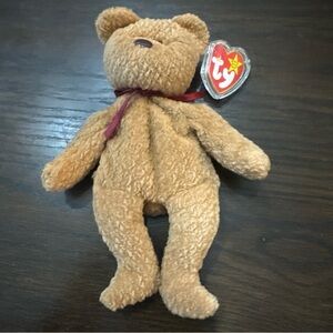 TY Beanie Baby - Curly the Bear - Stuffed Animal Toy